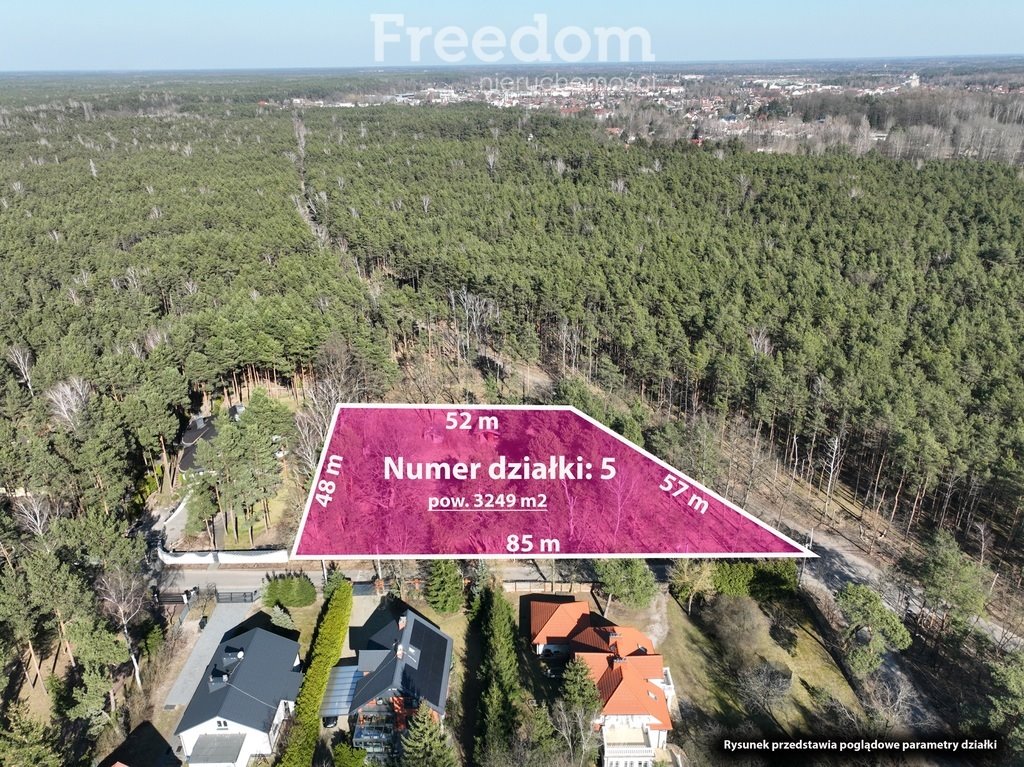 Działka budowlana na sprzedaż Warszawa, Wawer, Międzylesie  3 249m2 Foto 1