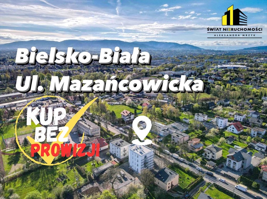 Mieszkanie dwupokojowe na sprzedaż Bielsko-Biała, Komorowice Śląskie  49m2 Foto 2