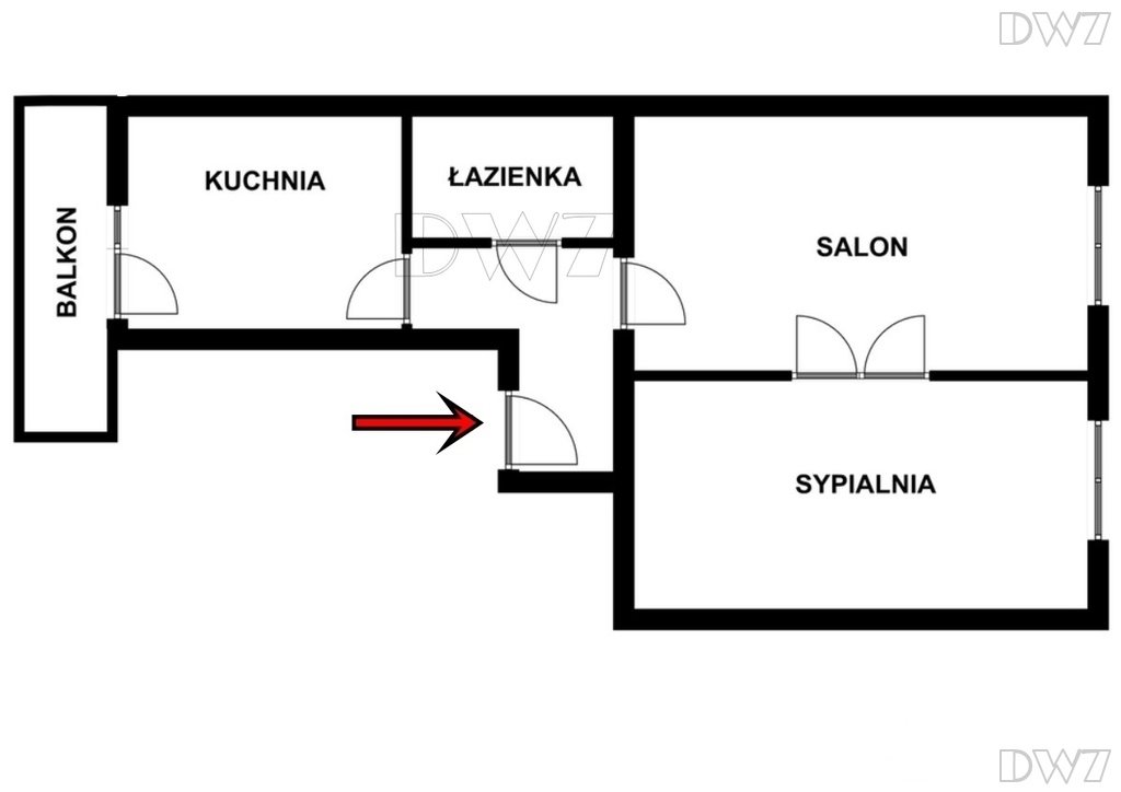 Mieszkanie trzypokojowe na sprzedaż Kraków, Stare Miasto, Stare Miasto, Tenczyńska  62m2 Foto 17