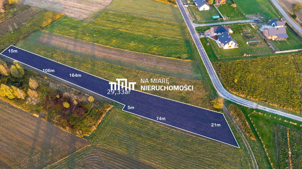 Działka 29 arów z warunkami zabudowy, blisko Stalowej Woli Turbia, Osiedlowa  2 933m2 Foto 1