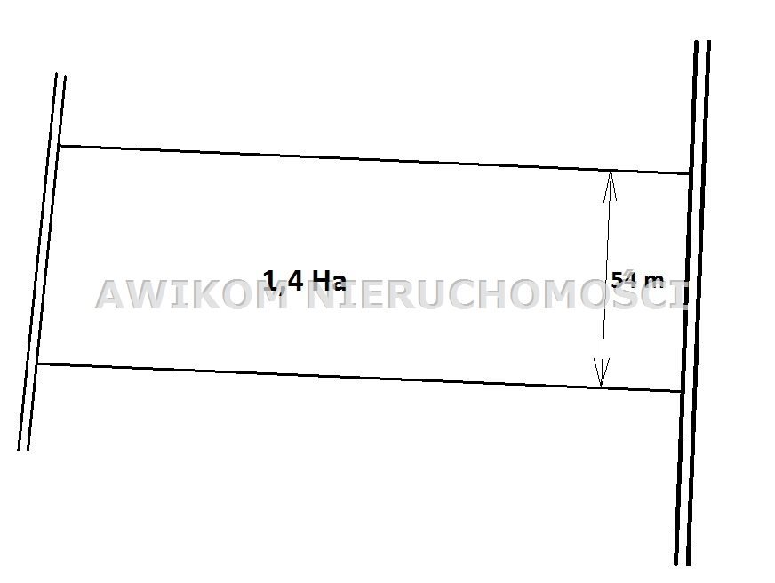 Duża działka 7600 m² z planem pod halę do 20 m Skierniewice  7 600m2 Foto 1