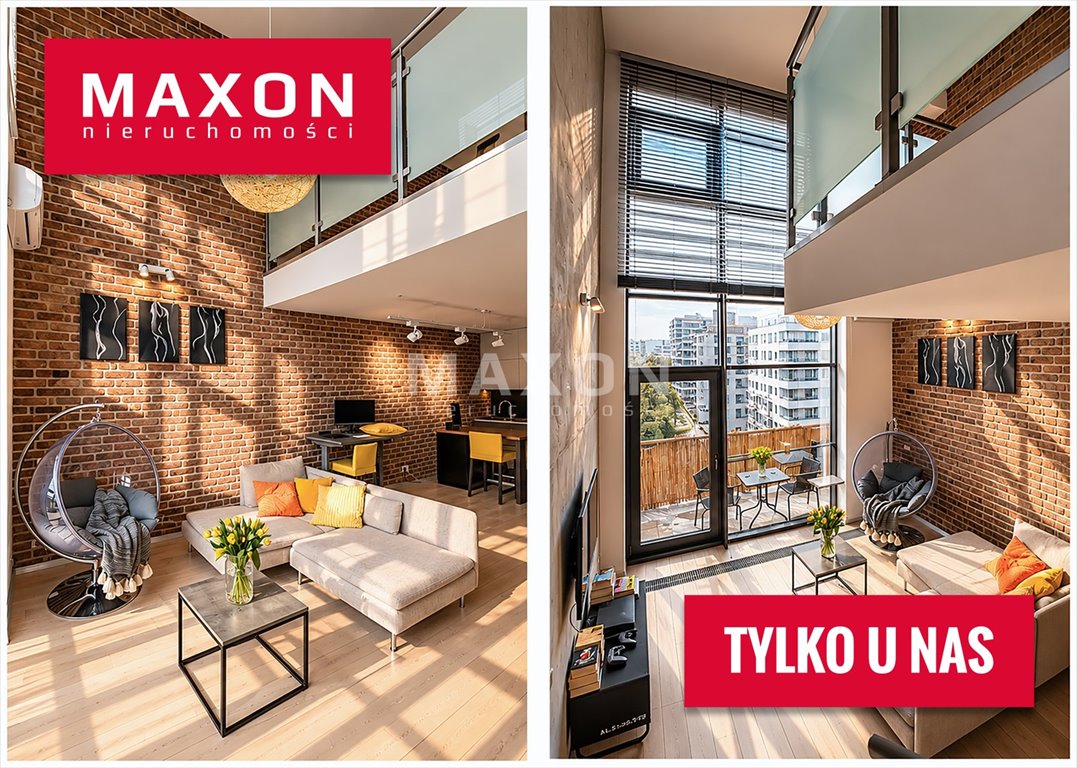 Luksusowy loft 68 m² z panoramicznym oknem - polecam! Warszawa, Mokotów, ul. Jana Pawła Woronicza  68m2 Foto 1