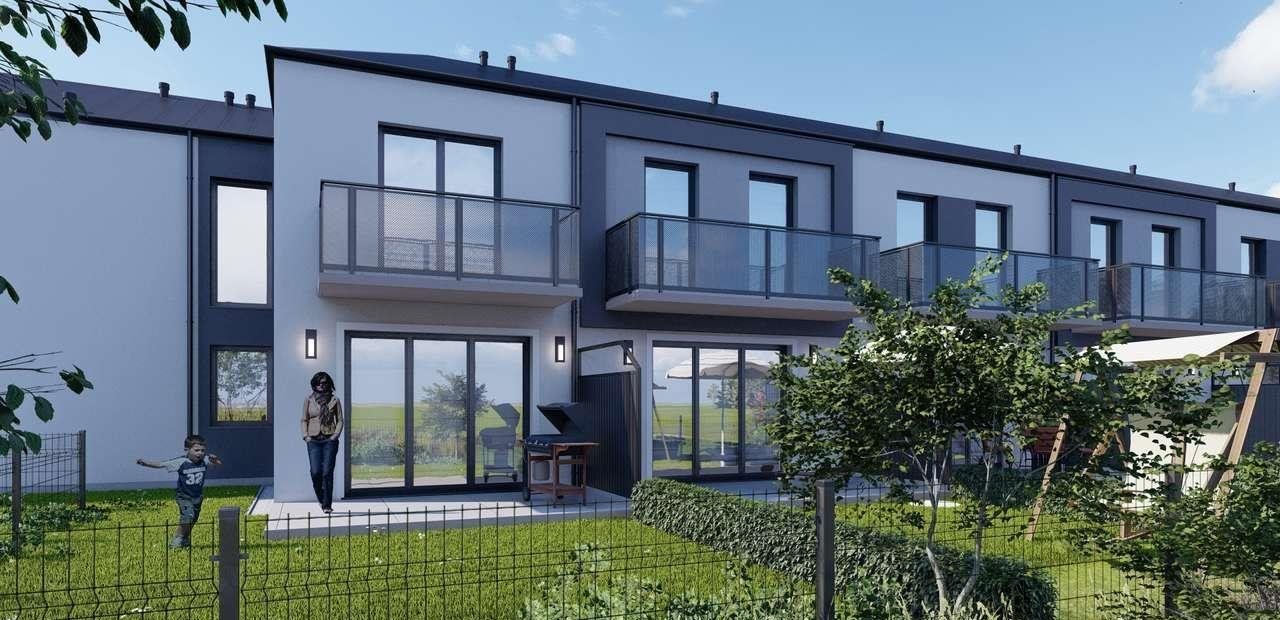 Nowoczesny segment 97m2 z tarasem i ogrodem w Oleśnicy Oleśnica, Kusocińskiego  97m2 Foto 1