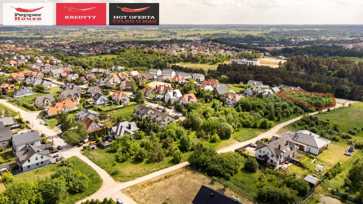 Działka w Żukowie pod zabudowę jednorodzinną, 1142 m2 Żukowo  1 142m2 Foto 1