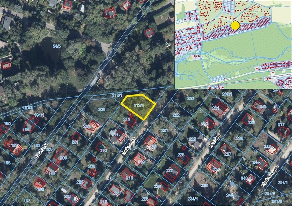 Działka pod dom w Gorzkim Polu – 504 m², przetarg Gorzkie Pole, Świerkowa  504m2 Foto 1