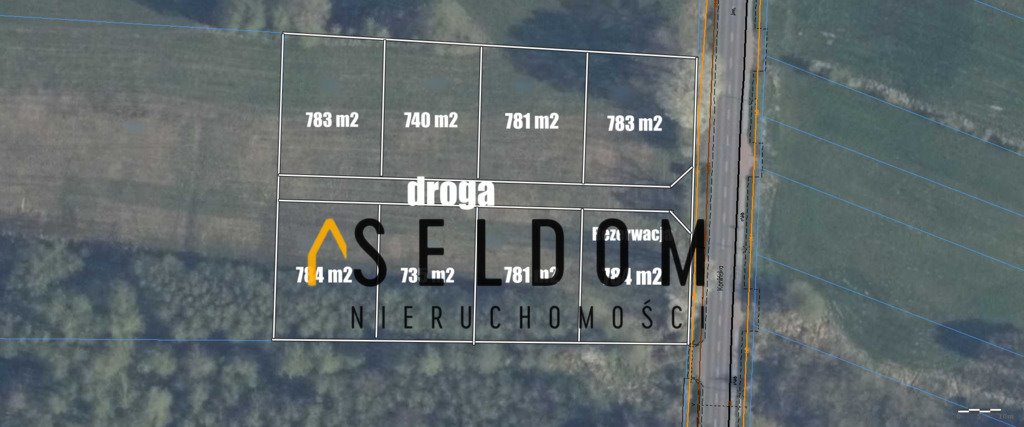 Działka budowlana 783 m² z MPZP, media, las, jezioro Licheń Stary  735m2 Foto 1