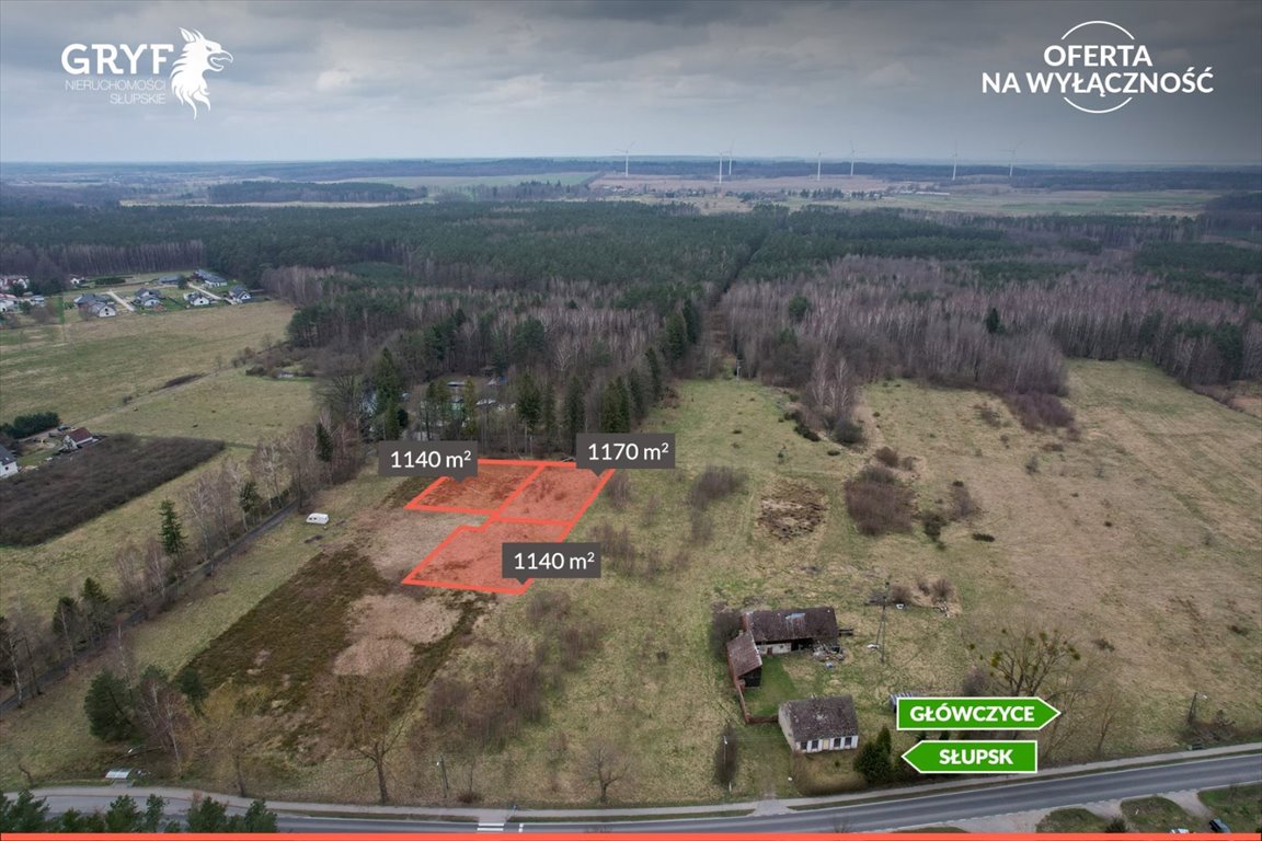 Działki budowlane z mediami i piękną panoramą polecam Lubuczewo  1 140m2 Foto 1