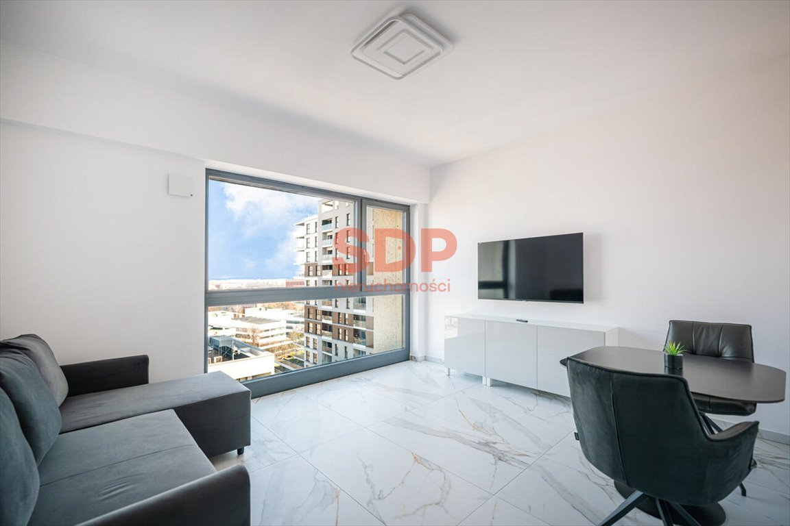 Nowoczesna kawalerka z widokiem na Odrę i Most Grunwaldzki Wrocław, Stare Miasto, Stare Miasto, Walońska  31m2 Foto 1