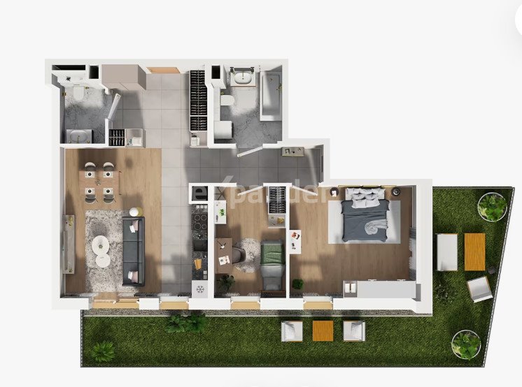 Nowoczesne 2-pokojowe mieszkanie 40,7 m2 z wysokim standardem Kraków, Prądnik Biały, Bociana  69m2 Foto 1