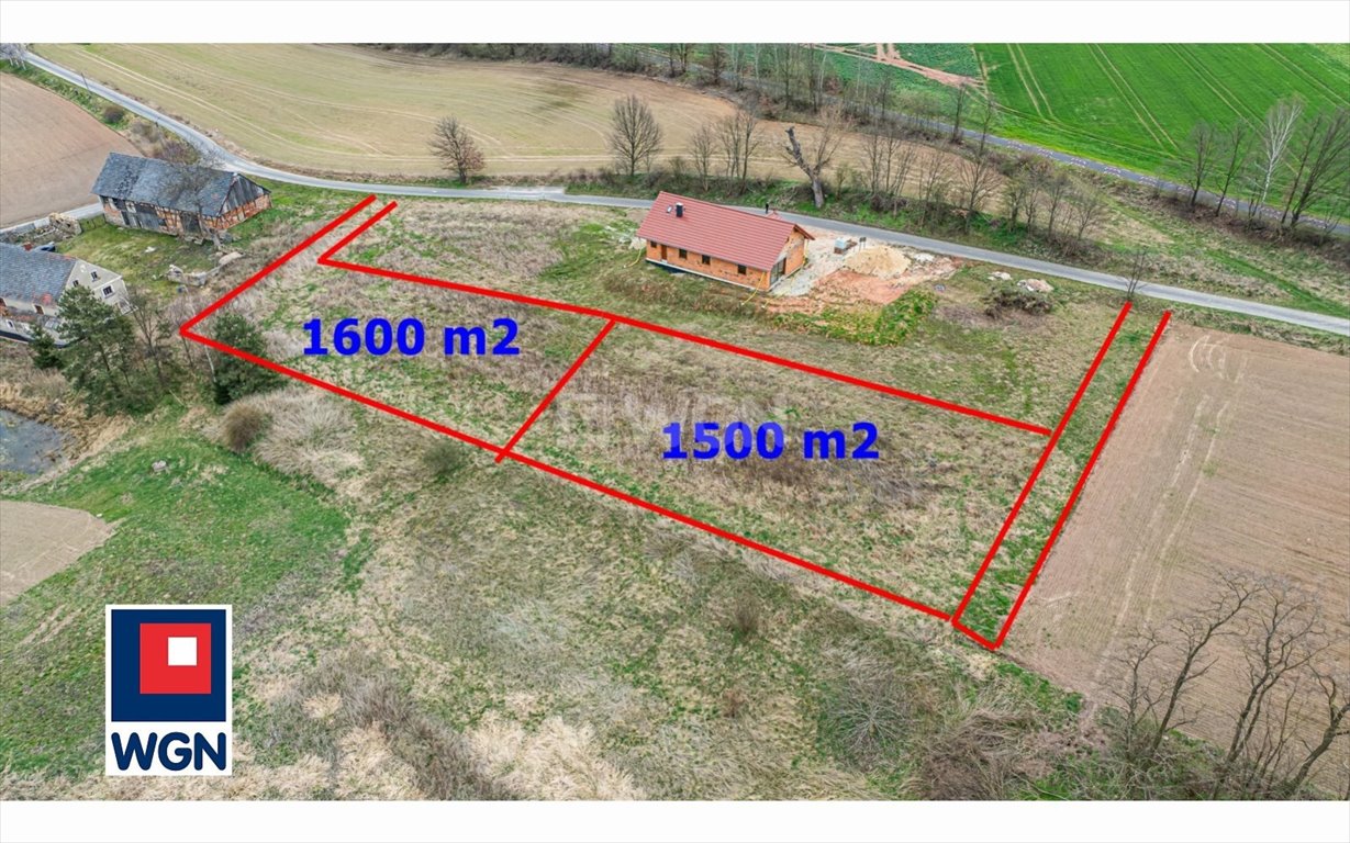 Działki budowlane w Raciborowicach Dolnych – spokój i świetna komunikacja Raciborowice Dolne, Raciborowice Dolne  1 600m2 Foto 1
