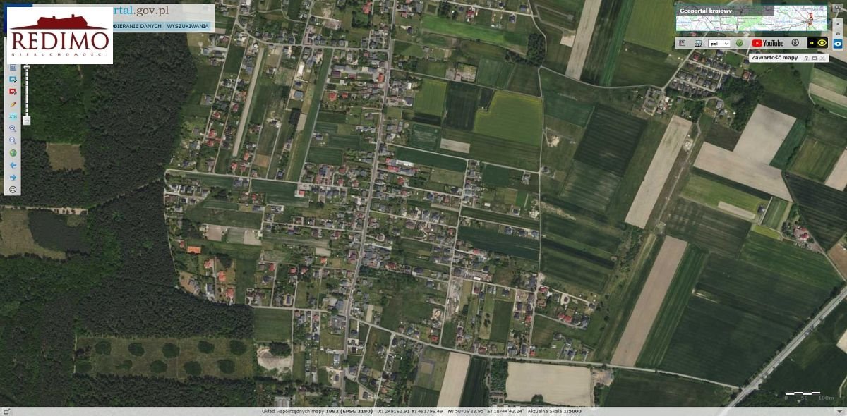 Działka budowlana na sprzedaż Orzesze, Zazdrość, Żorska  782m2 Foto 1