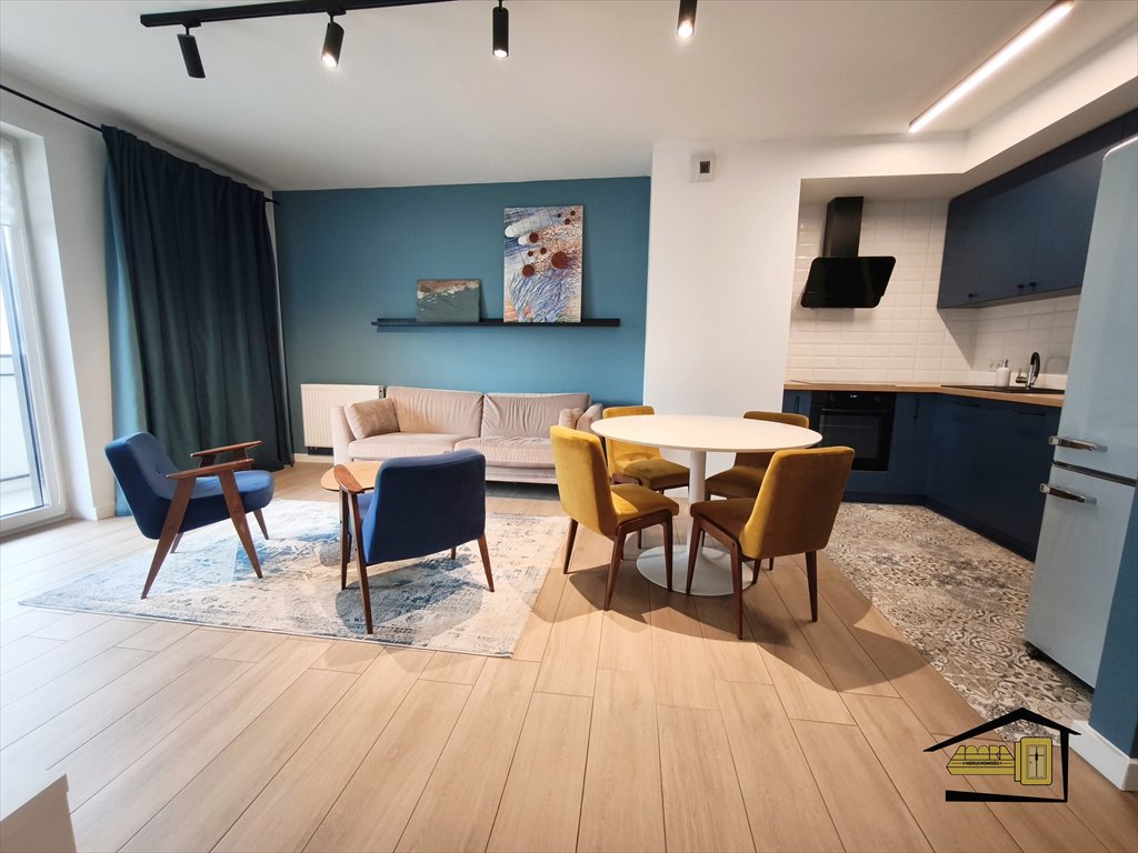 Nowoczesny 44 m² apartament z balkonem w Brynowie: Katowice Brynów Ceglana Park: Ceglana