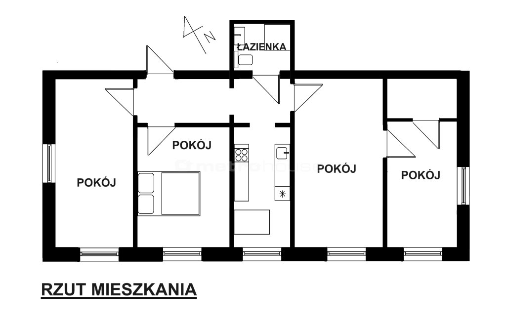 Mieszkanie czteropokojowe  na sprzedaż Łukaszowice, Okrzei  105m2 Foto 15