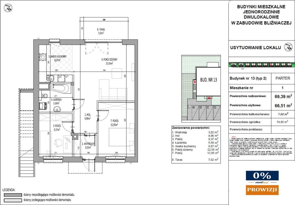 Mieszkanie trzypokojowe na sprzedaż Radzymin, Wołomińska  69m2 Foto 6