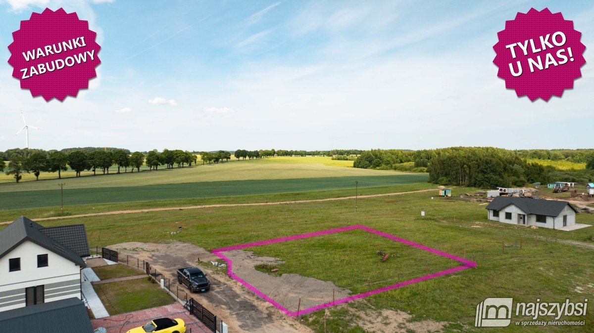 Działka budowlana z WZ, rekreacyjna, 955 m2, Siemyśl Siemyśl, Wieś  955m2 Foto 1