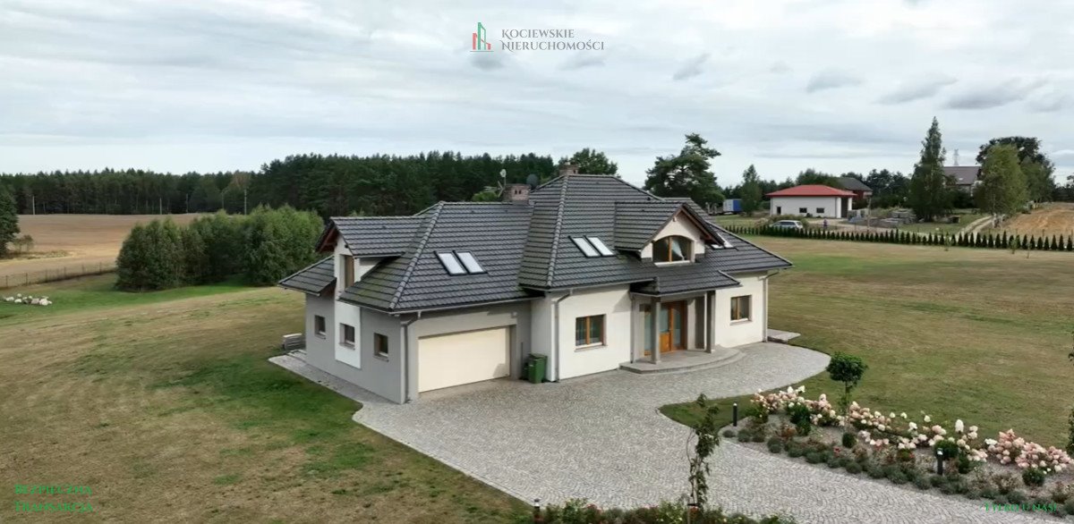Rezydencja w Trzcińsku z dużą działką i wysokiej klasy wykończeniem Trzcińsk  273m2 Foto 1