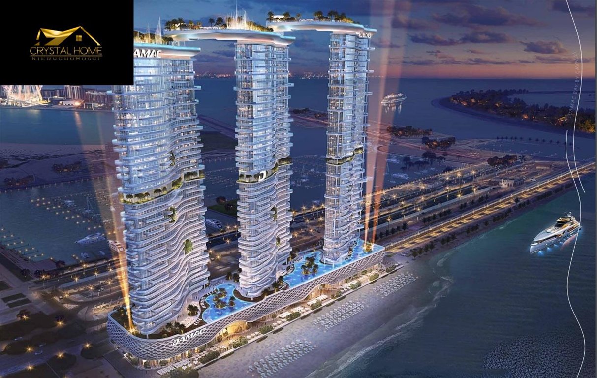 Luksusowe apartamenty w Dubaj Harbour z basenami i widokami Zjednoczone Emiraty Arabskie, Dubaj  73m2 Foto 1