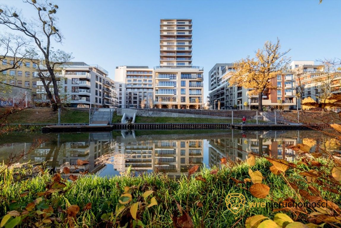 Kawalerka z balkonem nad rzeką, blisko centrum Wrocławia Wrocław, Krzyki, Walońska  28m2 Foto 1