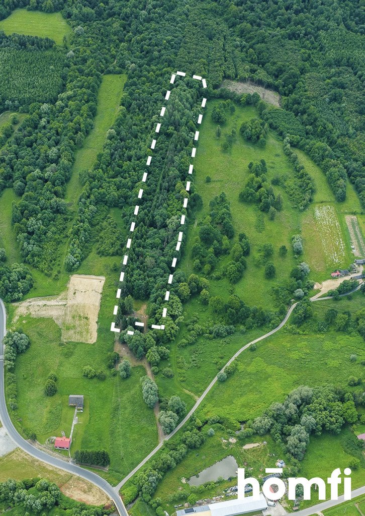 Do sprzedania zalesiona działka 2,21 ha z domem do wykończenia Iskań  128m2 Foto 1