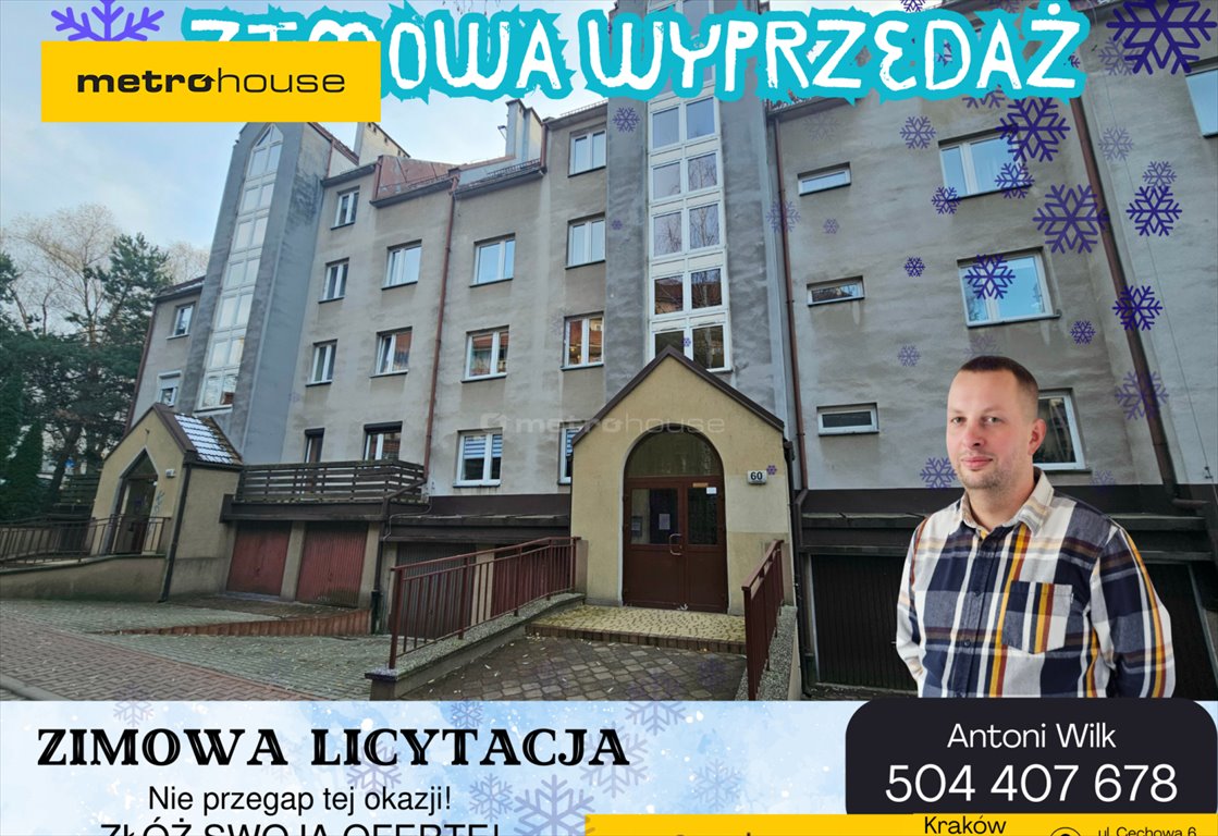 Kawalerka na sprzedaż Kraków, Podgórze Duchackie, Kordiana  39m2 Foto 1