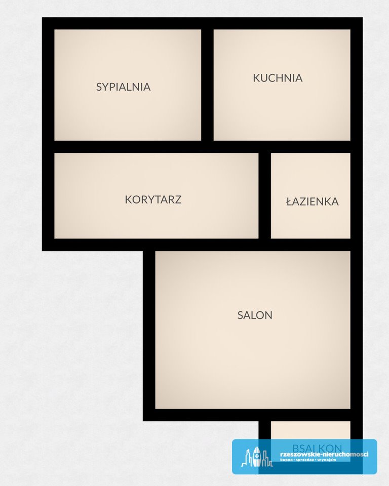 Mieszkanie dwupokojowe na wynajem Rzeszów, al. Tadeusza Rejtana  46m2 Foto 3