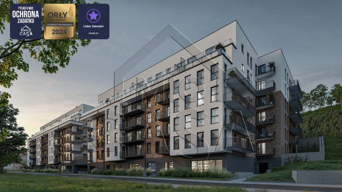 Sprzedam nowoczesne 2-pokojowe mieszkanie z balkonem w Gdańsku Gdańsk, Siedlce, Kartuska  39m2 Foto 1