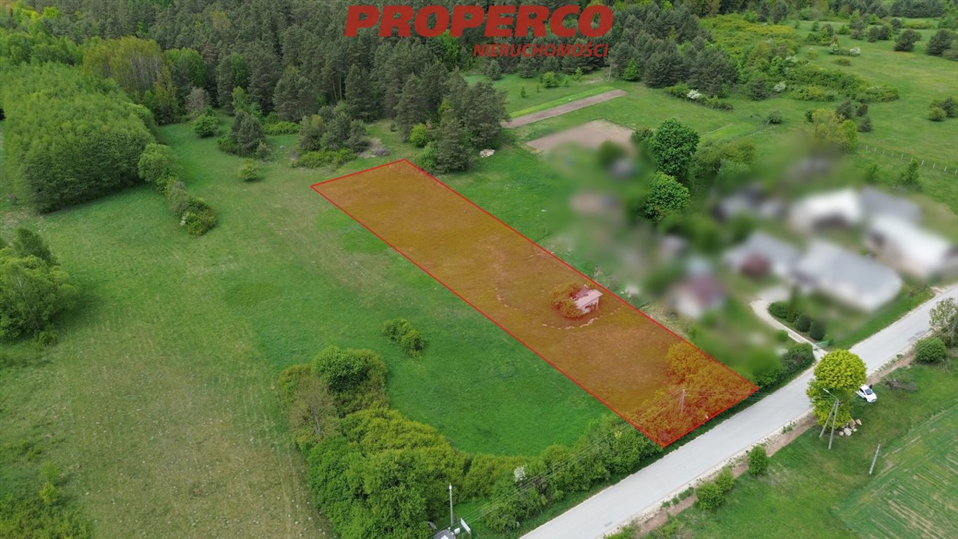 Działka 3000 m² z mediami, spokojna okolica, dojazd asfalt Radomice, Zagórze  3 000m2 Foto 1