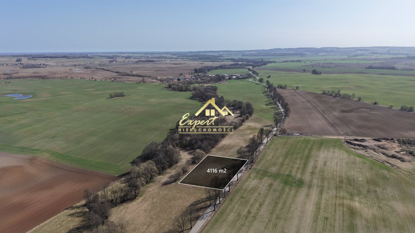 Sprzedam działkę 4161 m² z mediami i warunkami zabudowy Wirwajdy  4 161m2 Foto 1