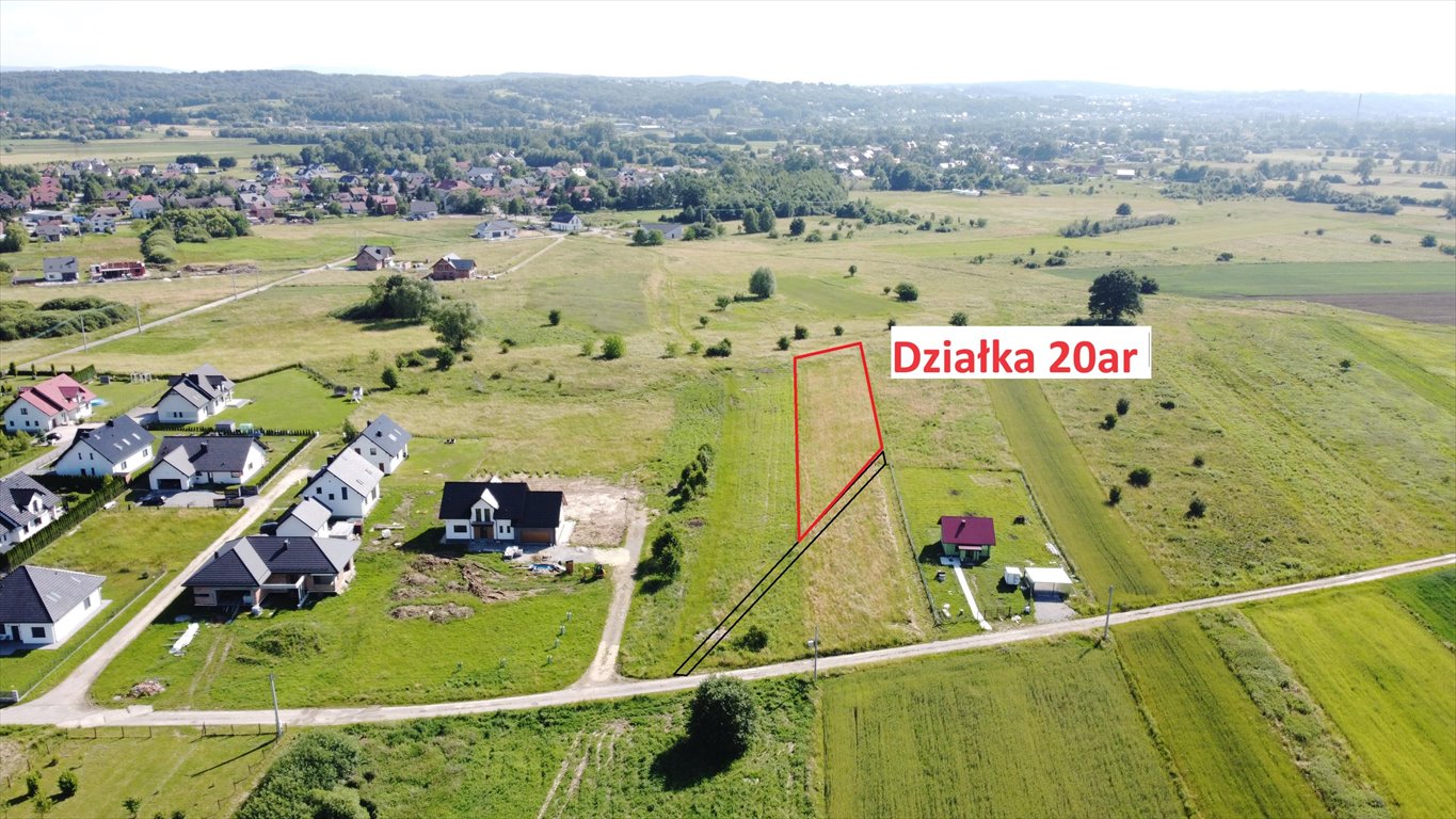 Działka budowlana na sprzedaż Krzeczów  2 000m2 Foto 1