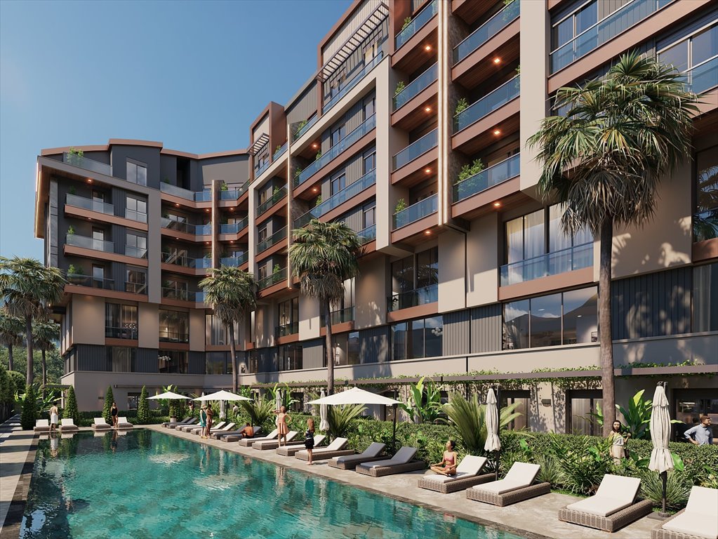 Apartament z widokiem na góry, basen, plażę w Antalyi Turcja, Antalya, Sarısu, Konyaaltı, Antalya  49m2 Foto 1