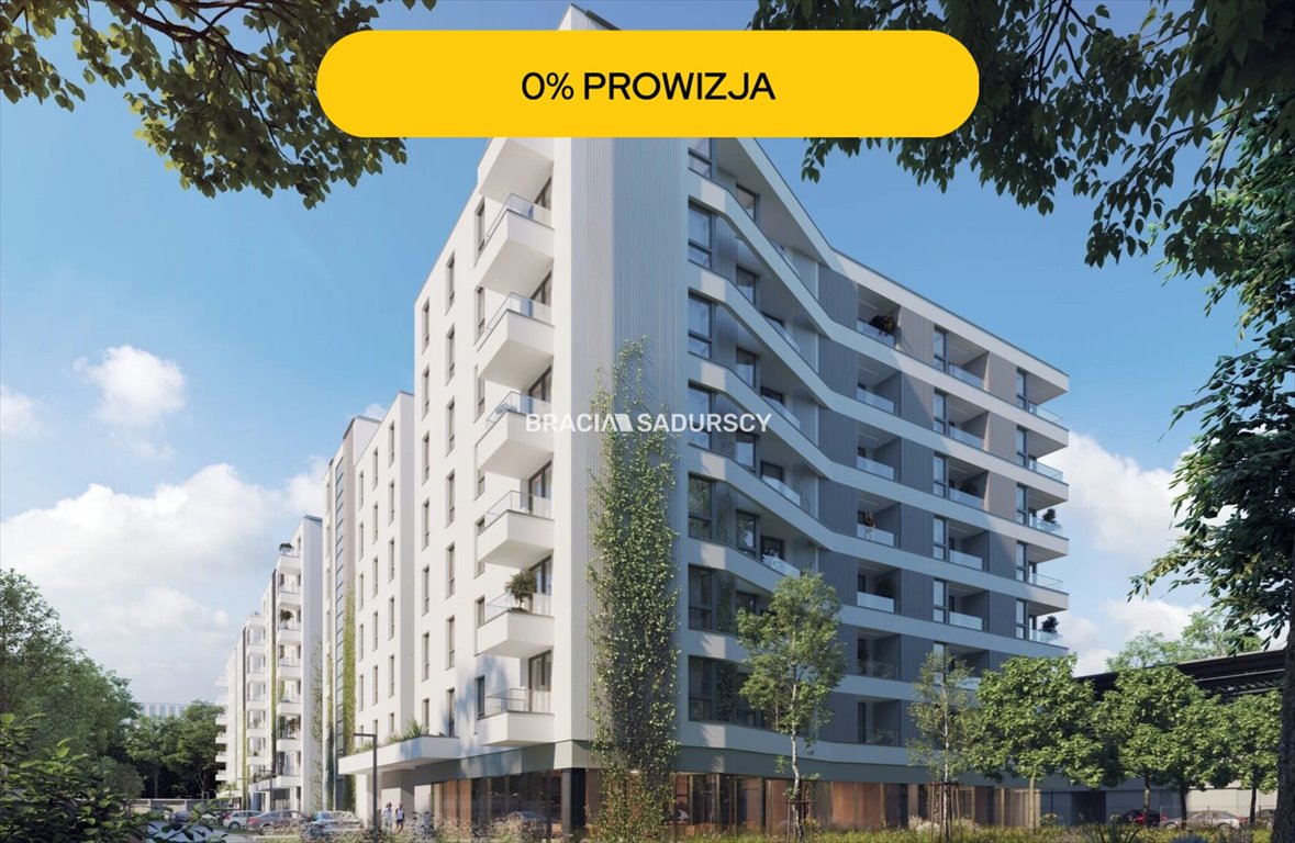Na sprzedaż nowoczesne 3-pokojowe mieszkanie z balkonem w Krakowie Kraków, Prądnik Biały, Prądnik Biały, Imbramowska  63m2 Foto 1