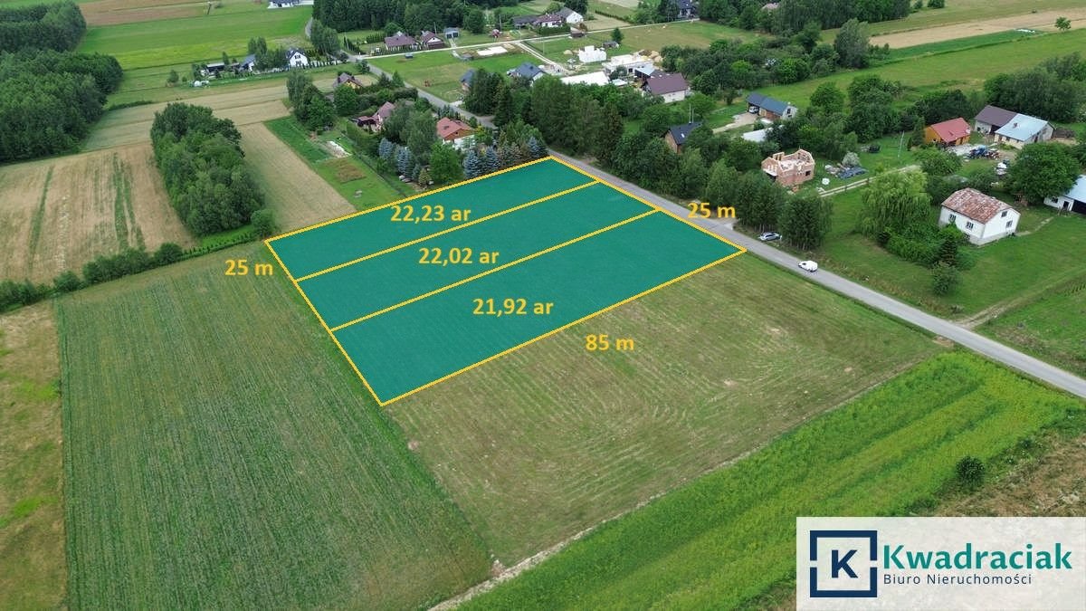 Atrakcyjne działki budowlane w Korczynie - 3x 22 ar. Korczyna  2 192m2 Foto 1