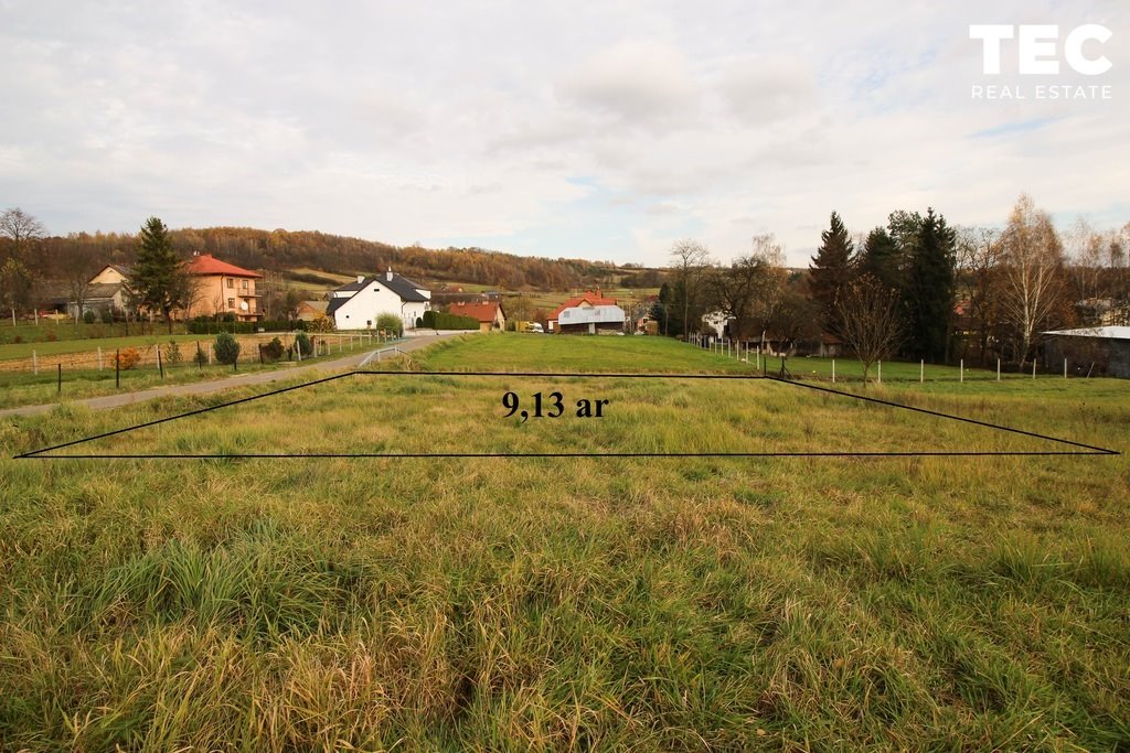 Działka budowlana z warunkami zabudowy, pod dom 2 kondygnacje Chmielnik  913m2 Foto 1