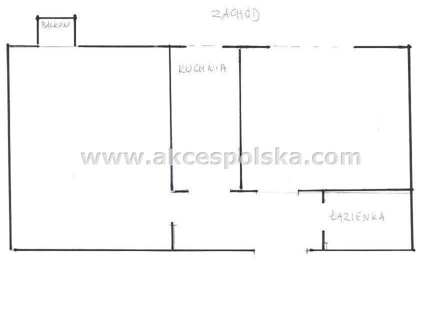 Dwupokojowe mieszkanie do remontu z balkonem i pełną infrastrukturą Warszawa, Bielany, Starej Baśni  46m2 Foto 1