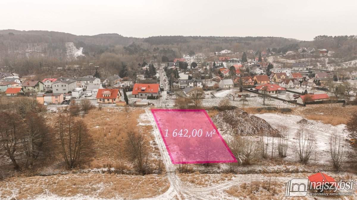 Zapraszam do zakupu działki 1642 m² w Wapnicy Centrum Wapnica, Centrum  1 642m2 Foto 1
