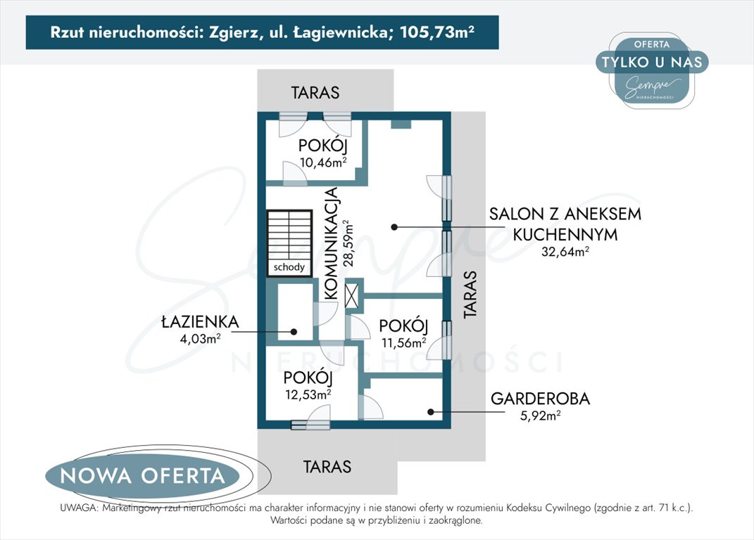 Mieszkanie czteropokojowe  na sprzedaż Zgierz, Łagiewnicka  106m2 Foto 5