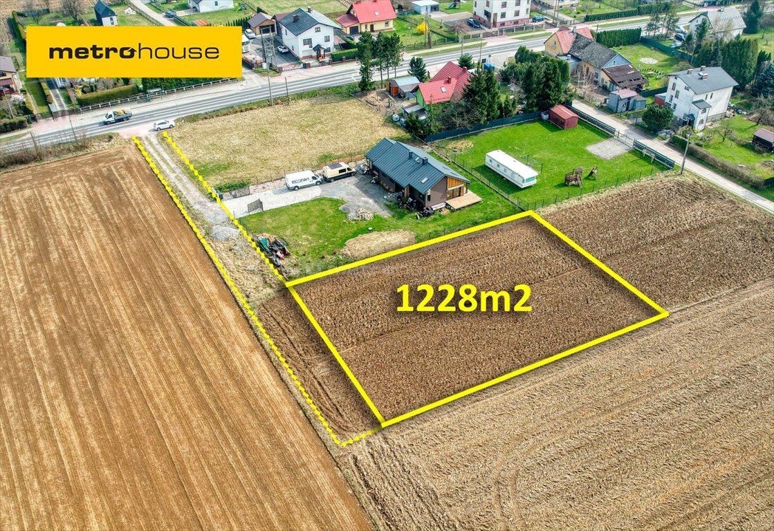 Działka budowlana na sprzedaż Rudzica, Strumieńska  1 228m2 Foto 1