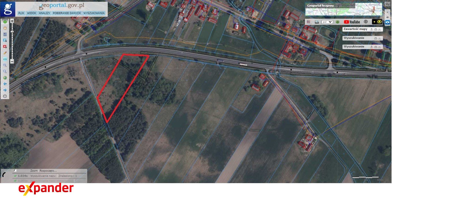 Działka 7500 m² z dostępem do drogi krajowej - możliwość rozbudowy Blinno  7 500m2 Foto 1