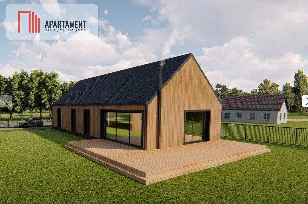 Nowoczesny energooszczędny dom 180 m2 z tarasem i dużymi przeszkleniami Dąbrówka Nowa  180m2 Foto 1