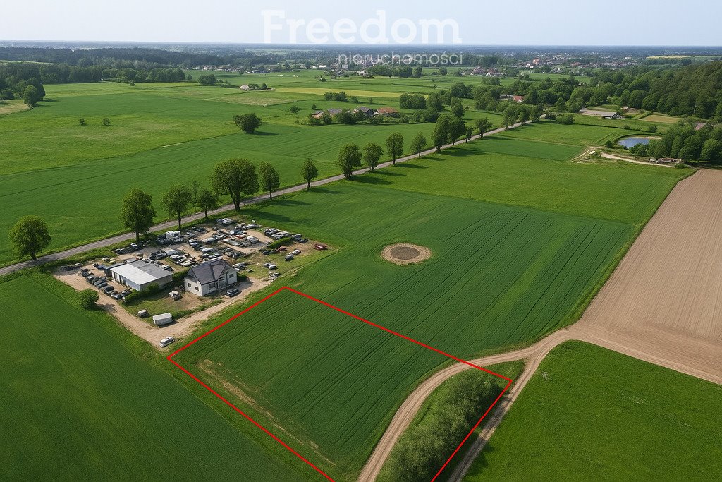 Działka pod dom z mediami, blisko jeziora i lasu Adamowo  3 290m2 Foto 1