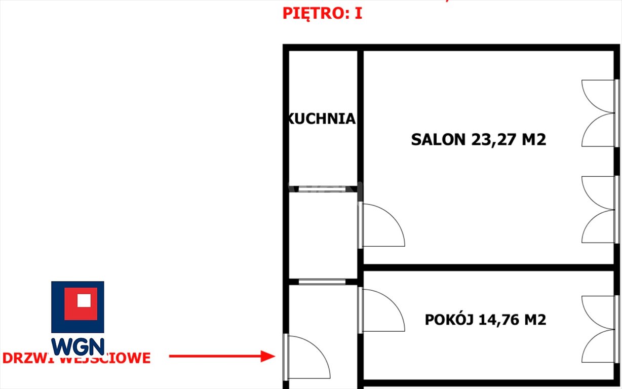 Mieszkanie dwupokojowe na sprzedaż Legnica, CENTRUM, SENATORSKA  49m2 Foto 2