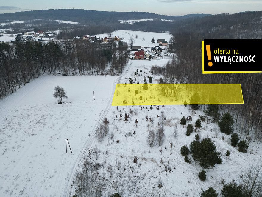 Działka 2894 m² z strumykiem i MPZP w Ociesękach Ociesęki  2 894m2 Foto 1