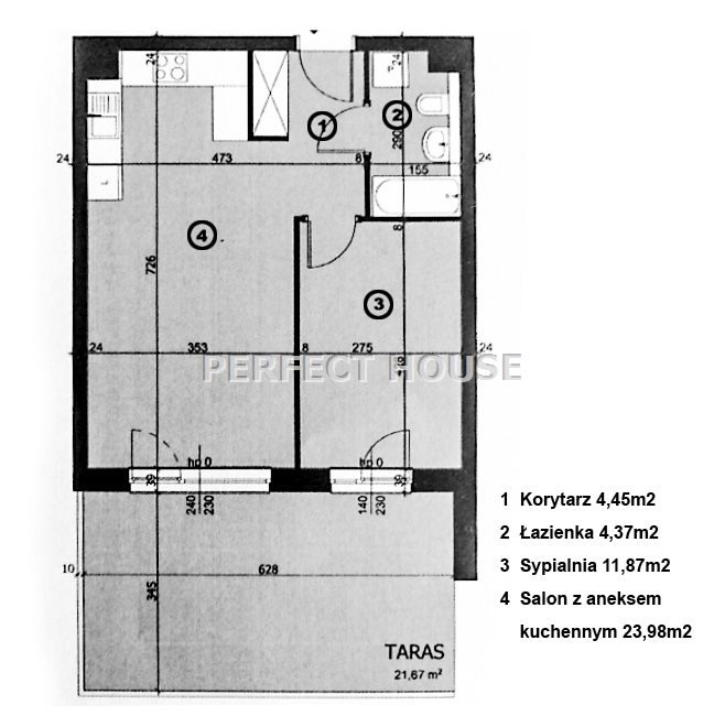 Mieszkanie dwupokojowe na wynajem Poznań, Podolany  45m2 Foto 14