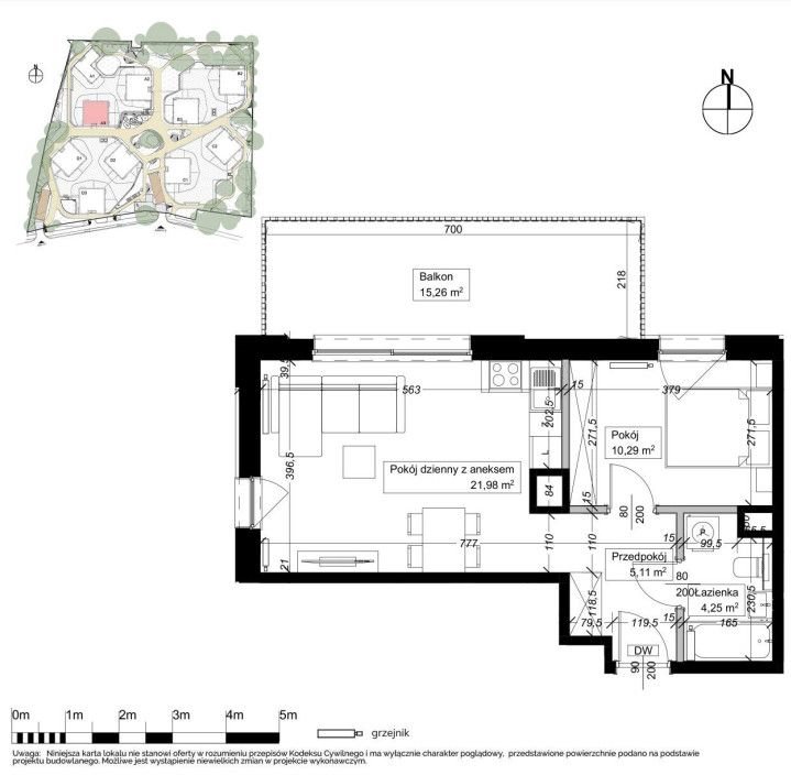 Mieszkanie dwupokojowe na sprzedaż Wrocław, Śródmieście  42m2 Foto 3