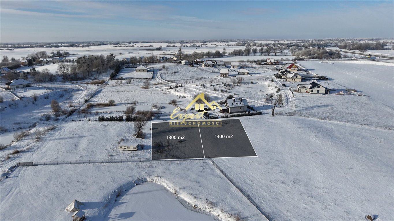 Działka budowlana 1300 m2 z mediami, spokojna okolica Miłomłyn, Miłomłyn  1 300m2 Foto 1