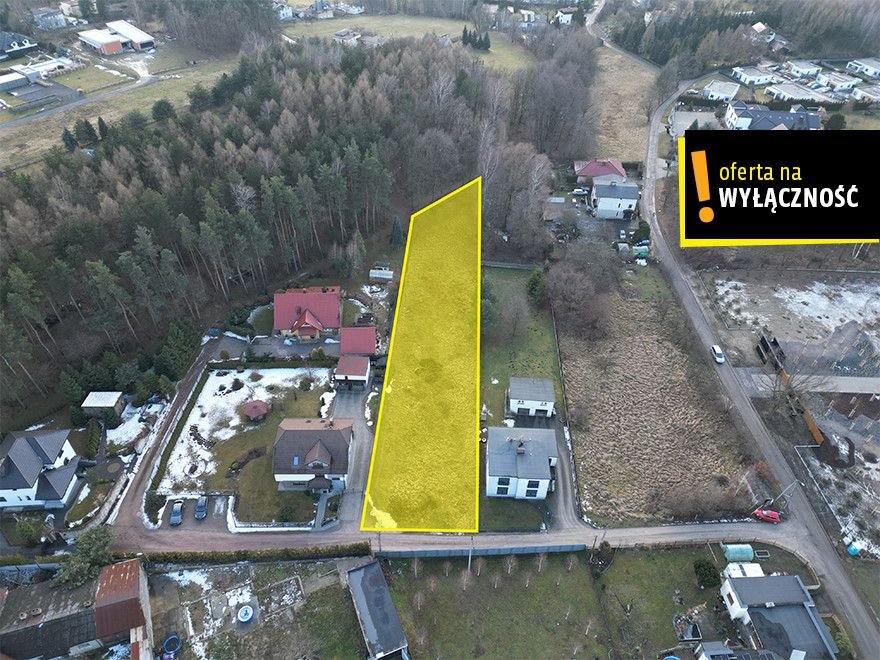 Działka pod dom z lasem, 2446 m², spokój i prywatność Turza Śląska, Bogumińska  2 446m2 Foto 1