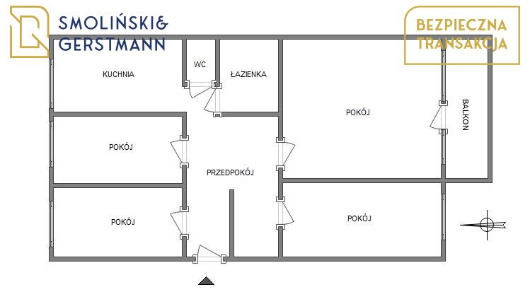 Mieszkanie czteropokojowe  na sprzedaż Gdańsk, Chełm, Władysława Biegańskiego  74m2 Foto 3