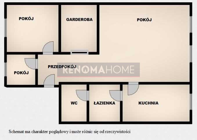 Mieszkanie trzypokojowe na sprzedaż Wałbrzych, Śródmieście  65m2 Foto 8