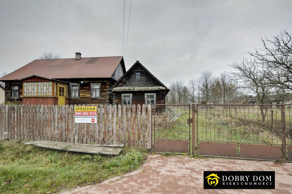 Urokliwy dom z bala z dużym potencjałem i murowanym budynkiem Topczykały  80m2 Foto 1