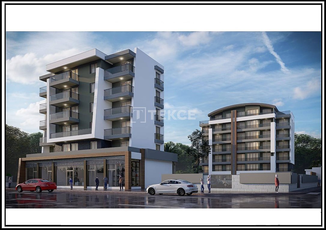 Nowoczesny 1 syp. z basenem, blisko lotniska w Antalyi Turcja, Altıntaş, Altıntaş, Aksu, Antalya  60m2 Foto 1